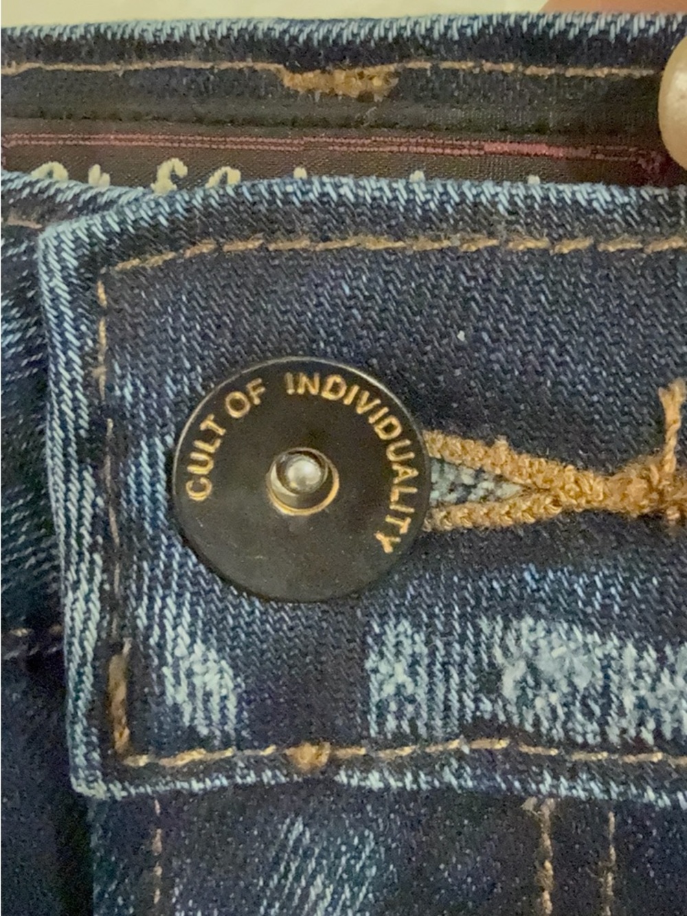 Cult Dark Wash Women's Bootcut Jeans - NWOT- Size 32” waist - Picture 5 of 14
